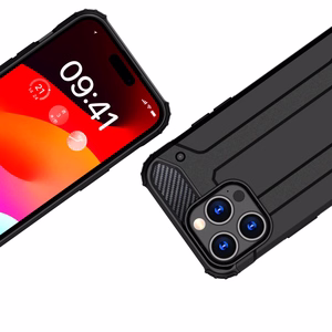 iPhone 15 Pro Max Hybrid Armor Suojakuori - sininen