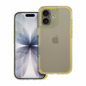 Suojakuori iPhone 17:lle Matrix Clear keltainen