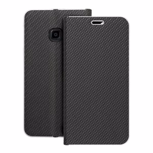 Flip-suojakuori Samsung Xcover 4:lle Luna Book Carbon musta
