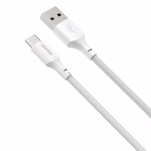 USB - USB Type-C -kaapelisarja, 2 kpl, Power Delivery Quick Charge 40W 5A, 1,5 m, valkoinen