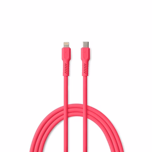 COLORUM kaapeli USB-C - Lightning 1,8m 2,4A CK12-CL-02 xMagenta