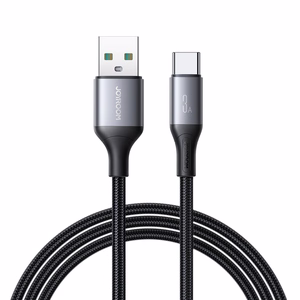 Joyroom S-A28 Flash Series 3A USB-A - USB-C Kaapeli 2m - Musta