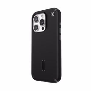 Speck Presidio2 Pro ClickLock MagSafe-suojakuori iPhone 15 Pro -puhelimelle, musta/liuskeenharmaa