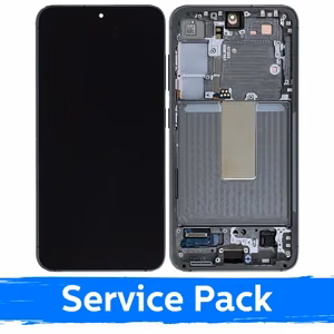 LCD Näyttö yhteensopiva Samsung S911 S23 kehyksellä / vihreä / (Huoltopakkaus)