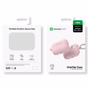 AmazingThing Omni Suojakuori AirPods Pro 2:lle - vaaleanpunainen