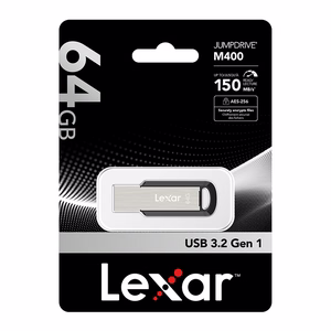 LEXAR M400 USB3 64GB muistitikku LJDM400064G-BNBNG