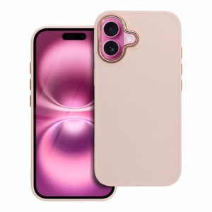 Suojakuori iPhone 16:lle Frame vaaleanpunainen