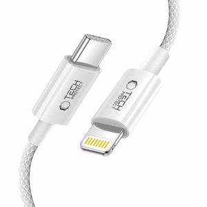 Tech-Protect UltraBoost USB-C / Lightning PD27W/3A kaapeli 100 cm - harmaa