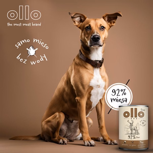 OLLO Pure Deer -koirien märkäruoka, 850 g