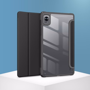 Dux Ducis Toby panssaroitu Flip Smart Case Realme Pad Mini musta
