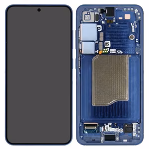 LCD-näyttö Samsung S931 S25 kosketusnäytöllä ja kehyksellä Navy alkuperäinen (käytetty Grade C)