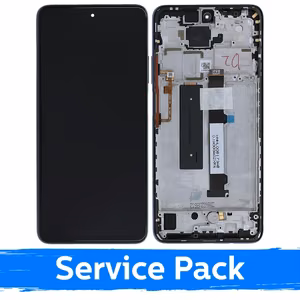 LCD Näyttö yhteensopiva Xiaomi Mi 10T Lite 5G kehyksellä / helmenharmaa / (Service Pack)