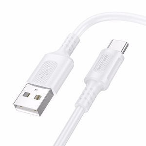 Borofone kaapeli BX111 Feliz (m) - USB - Type C - 3A 1 metri valkoinen