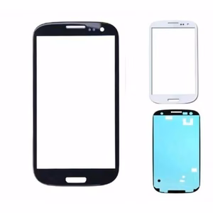 Ulkonäytön lasi, yhteensopiva Samsung I9300 S3:n kanssa, punainen HQ