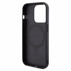 Guess Suojakuori iPhone 14 Pro Max 6,7 GUHMP15XHGCFSEK musta HC MAGSAFE GCUBE PU STRIPE