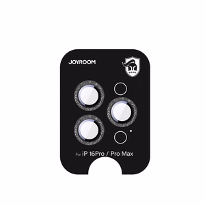Joyroom JR-MSF0303 Lasi Näytönsuoja iPhone 16 Pro/16 Pro Max linsseihin - musta