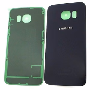 Takakuori Samsung G925F S6 Edge:lle Black Sapphire (ilman kameralasia) alkuperäinen (käytetty Grade C)