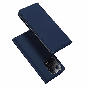Dux Ducis Skin Pro kotelo Xiaomi 13 Pro lompakkoläppäkotelo jalustalla sininen