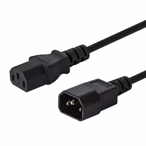 Savio CL-99 Power Cable Black 1.2m C14 Coupler C13 Coupler