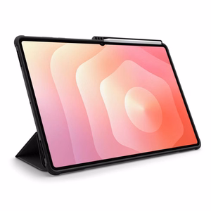 Spigen Rugged Armor Pro Suojakuori Samsung Galaxy Tab S11 Ultra 14.6:lle - Musta