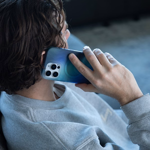 Incase Halo Case -suojakuori MagSafe-tuella iPhone 16 Pro Max -puhelimelle, Tidal Ocean