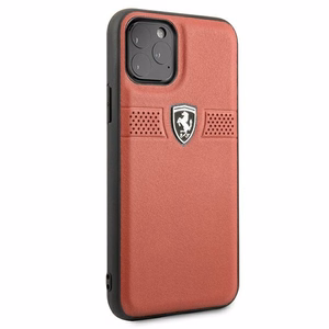 Ferrari FEOBAHCN58RE iPhone 11 Pro 5.8" punainen/punainen kovakotelo Off Track Nahka