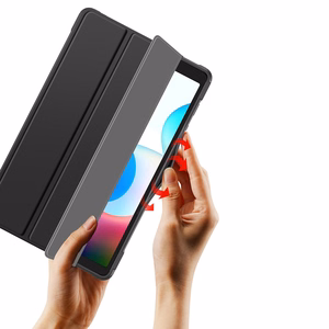 Dux Ducis Toby panssaroitu Flip Smart Case Realme Pad Mini musta
