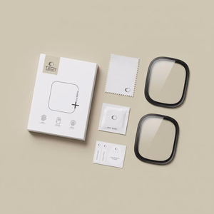 Tech-Protect 2-Pack Karkaistu Lasi Apple Watch Ultra 49mm - Musta