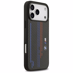 BMW M Kevlar Lines & Logo MagSafe Suojakuori iPhone 17 Pro Maxille - musta