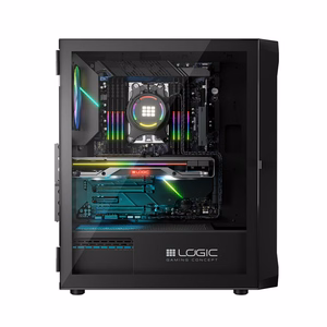 Logic PORTOS ARGB MINIDI USB 3.0 Case Black