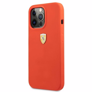Ferrari FESSIHCP13XRE iPhone 13 Pro Max 6.7" punainen/punainen kovakotelo Silikoni