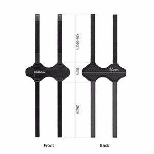 Rockbros 50210064001 Velcro-pyörähihna Bluetooth-kaiuttimelle tai juomapullolle - musta