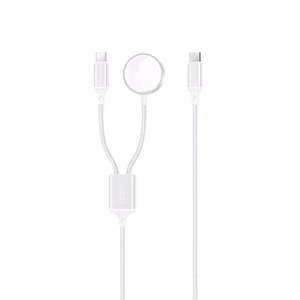Langaton laturi XO (CX030) Apple Watch 2in1 valkoinen