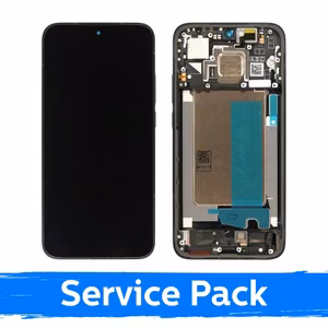 LCD-näyttö yhteensopiva Xiaomi Poco F7 5G kehyksellä / musta / (Service Pack)