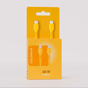 COLORUM kaapeli USB-C - USB-C 1,8m 3A CK60-CC-05 xYellow