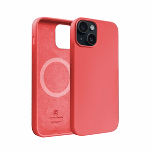 Crong Color Cover Magnetic MagSafe suojakuori iPhone 15 -laitteelle, vaaleanpunainen