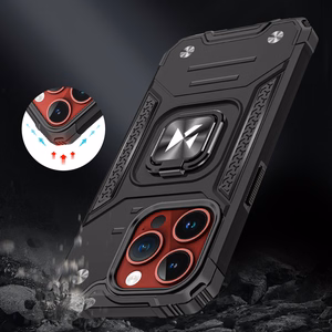 Wozinsky Ring Armor iPhone 15 Pro Ring Armor Suojakuori - kultainen