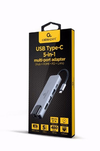 GEMBIRD Multi Port Adapter USB Type C