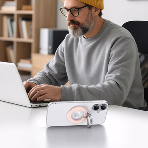 Tech-Protect MMR500 MagSafe Kiinnike - Vaaleanpunainen