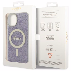 Guess GUHMP14MH4STU iPhone 14 Plus 6.7 violetti/violetti suojakuori 4G MagSafe