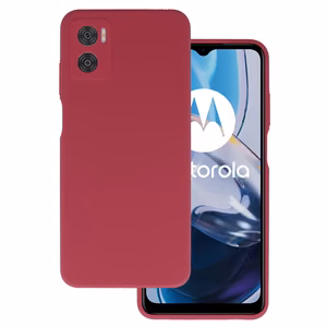 Silicone Lite Suojakuori Motorola Moto E22/E22i - viininpunainen