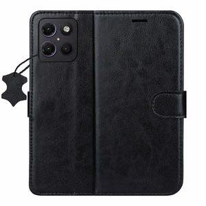 Smart Luxe nahkainen suojakuori Motorola Moto G15 / G15 Power / G17 / G17 Power ruskea