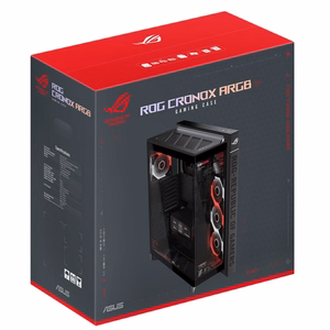 ASUS ROG CRONOX GR801 CURVE TG ARGB musta keskikokoinen tornikotelo