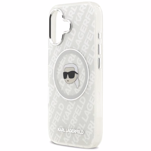 Karl Lagerfeld IML Karl Head Logo MagSafe suojakuori iPhone 17 - harmaa