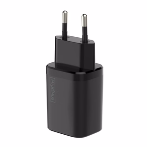 Seinälaturi MX CARBON 30W PD+QC USB-A+C musta