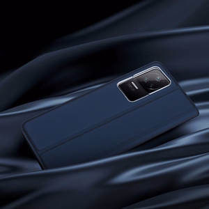 Dux Ducis Skin Pro Holster Cover Flip Cover Xiaomi Poco F4 5G vaaleanpunainen