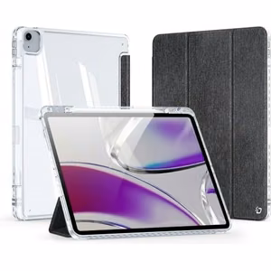 Dux Ducis UNID -taittosuojakuori kynälokerolla iPad Air 13 2024 / iPad Pro 12.9 2018/2020/2021/2022 musta