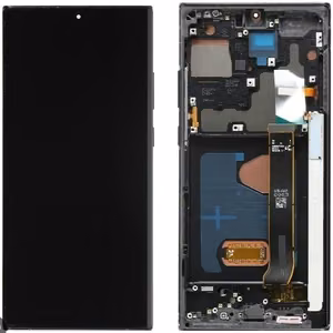 LCD-näyttö Samsung N985/N986 Note 20 Ultra kosketusnäytöllä ja kehyksellä Mystic Black OLED (todellinen koko)