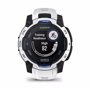 Garmin Instinct 3 Solar -kello, 45 mm, valkoinen