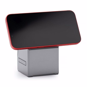 Langaton laturi Forcell F-Energy 3in1 Rotation Cube Qi2 yhteensopiva MagSafe-n kanssa (F-06) hopeinen